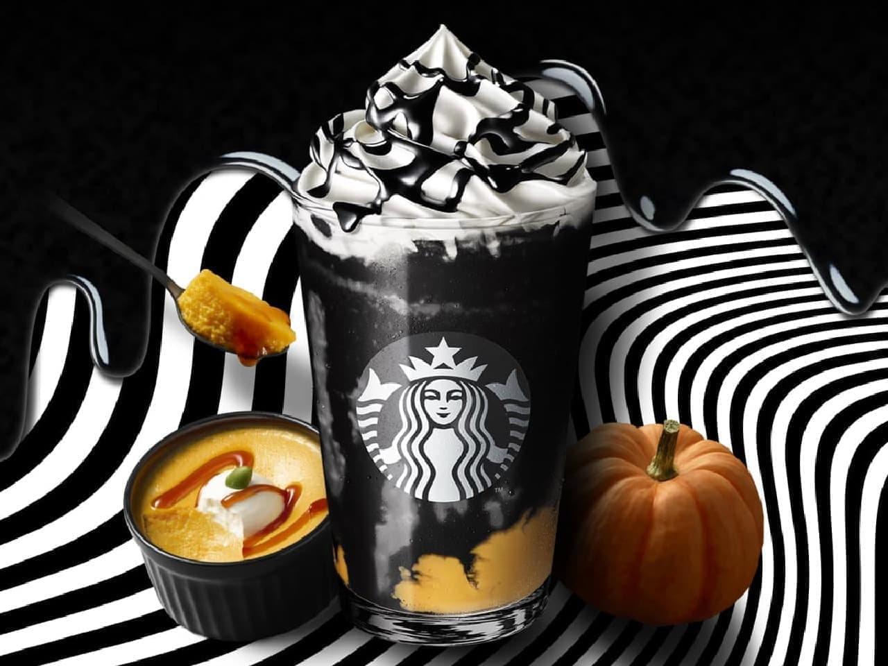 New Starbucks "Booooo Frappuccino" and "Halloween Chocolate Cake