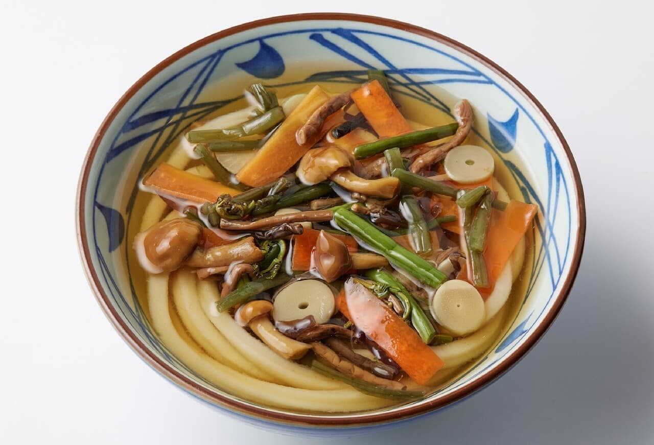 丸亀製麺「山菜うどん」