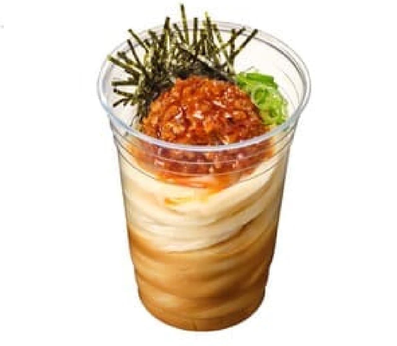 Marugame Shake Udon noodles - spicy and hot - 490 yen