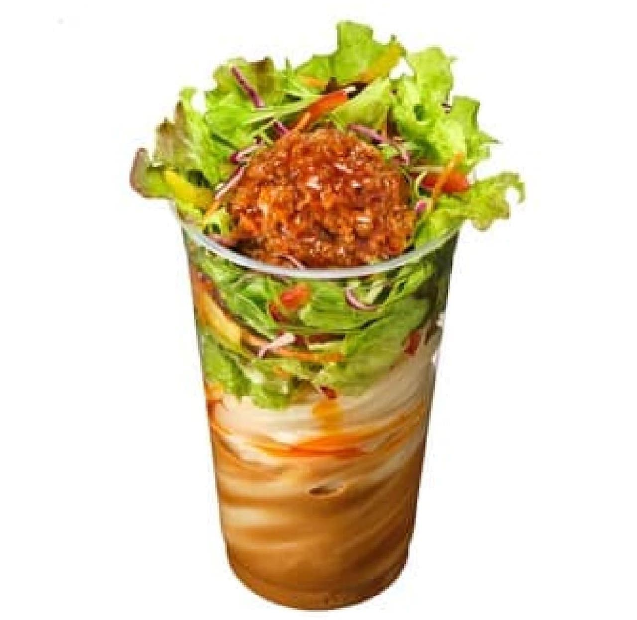 Marugame Shake Udon: Spicy Tangy Salad Udon 740 yen
