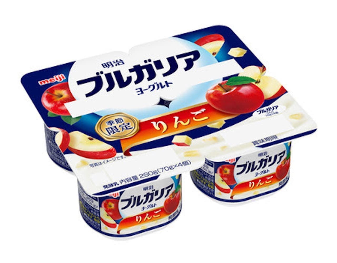 Meiji Bulgaria Yogurt Apple" launched on October 23. 