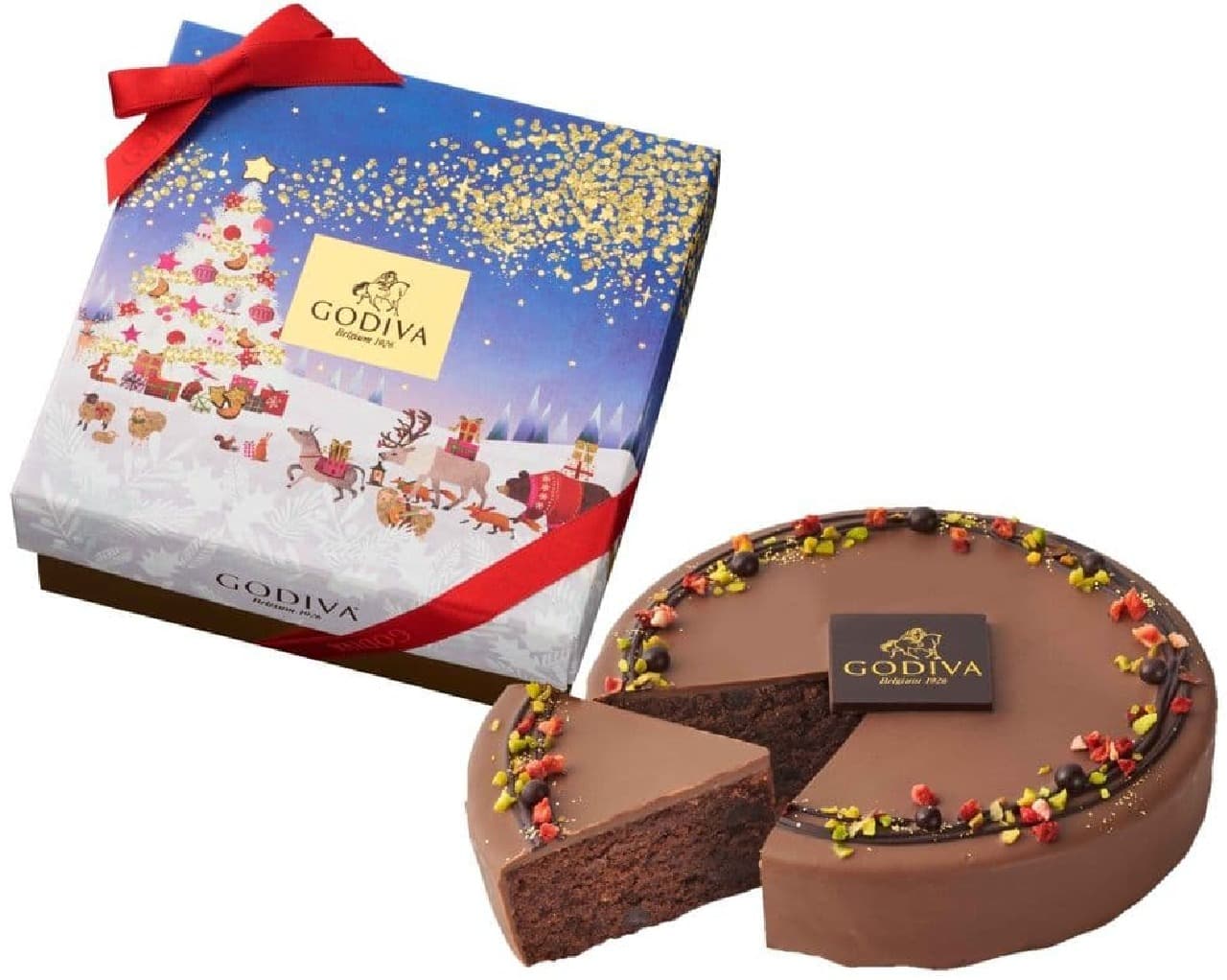 Godiva "Christmas Gateau au Chocolat