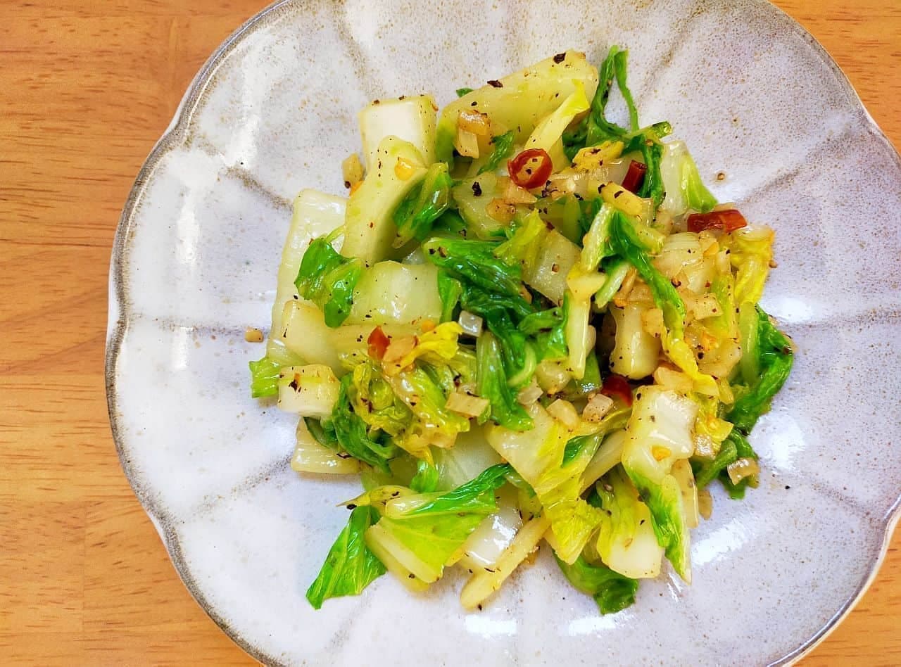 Recipe for "Chinese Cabbage Peperoncino Style