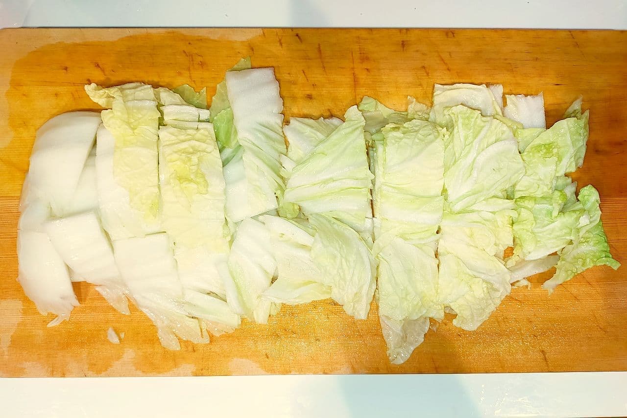 How to freeze Chinese cabbage
