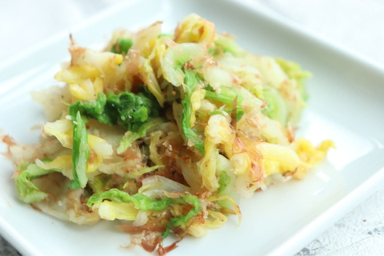 Recipe for "Chinese cabbage with bonito flakes