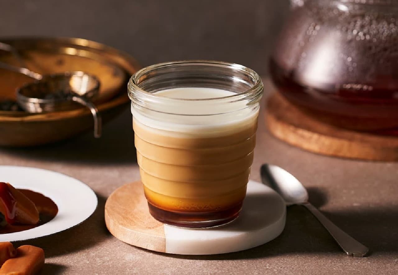 Morozoff's new "Tea and Caramel Pudding