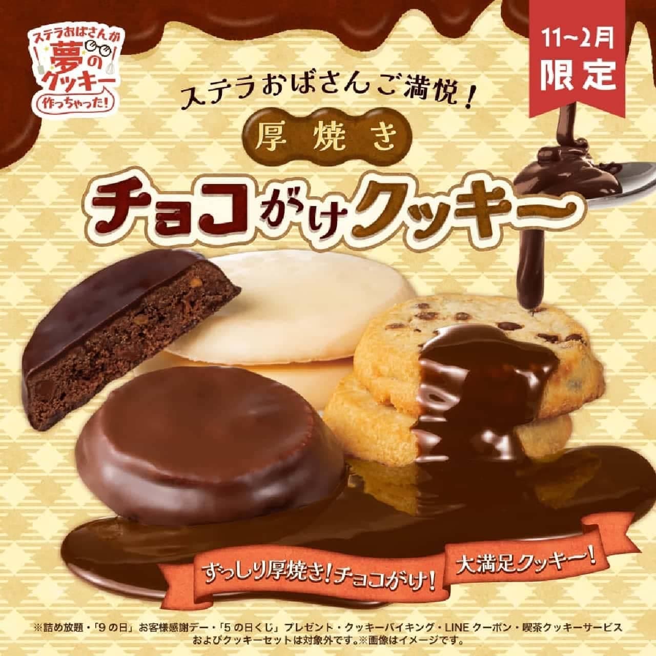 アントステラ「厚焼きチョコがけクッキー」シリーズ3種