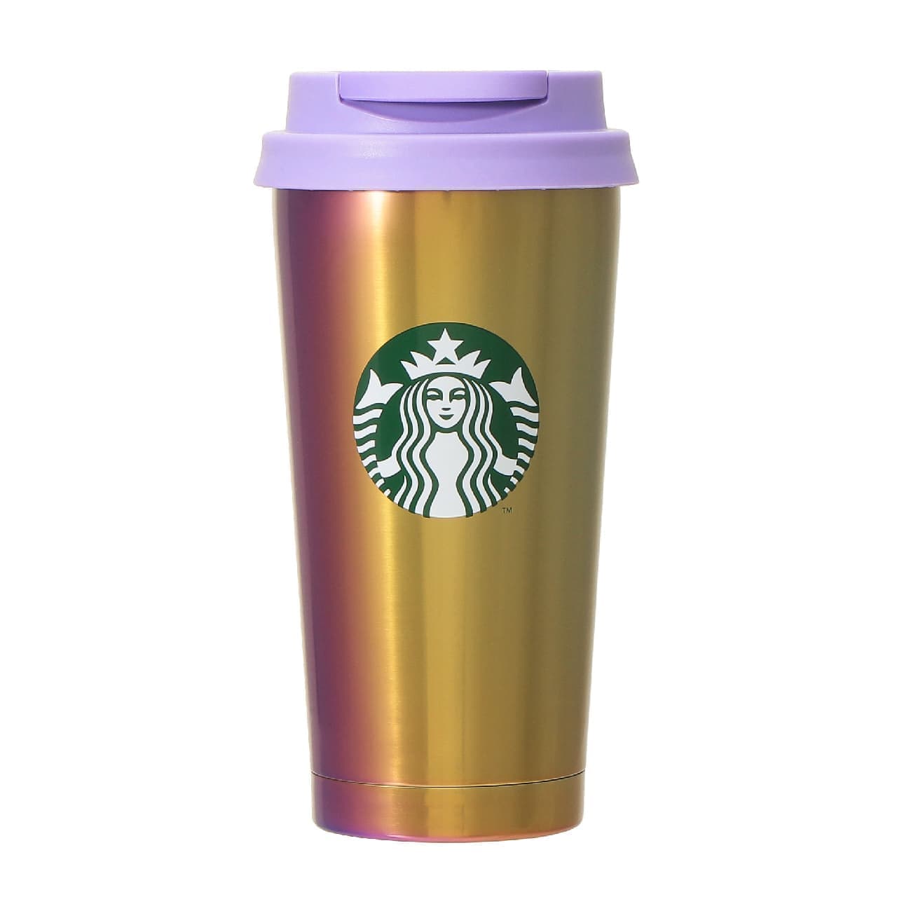 Stainless steel TOGO logo cup tumbler, rainbow 473ml