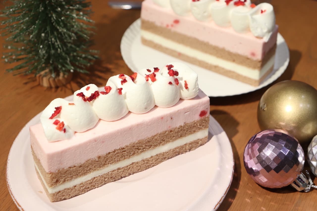 スタバ（スターバックス）新作クリスマススイーツ「ストロベリー メリークリーム ケーキ」