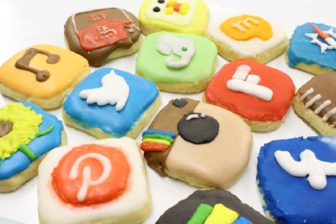 App Icon Shaped Cookies Recipe