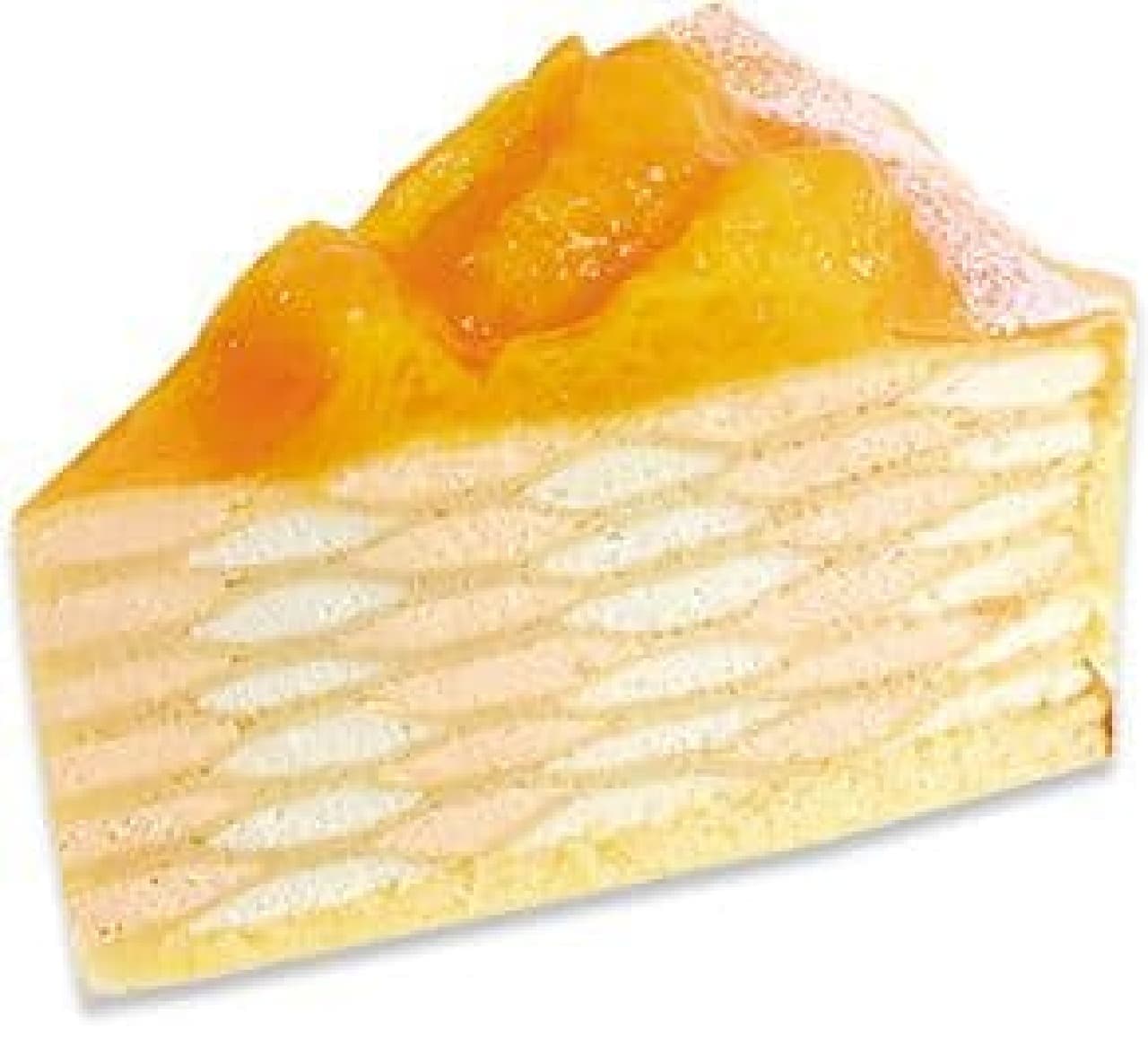 Fujiya "Mille Crepe with 3 kinds of fruits from Ehime".