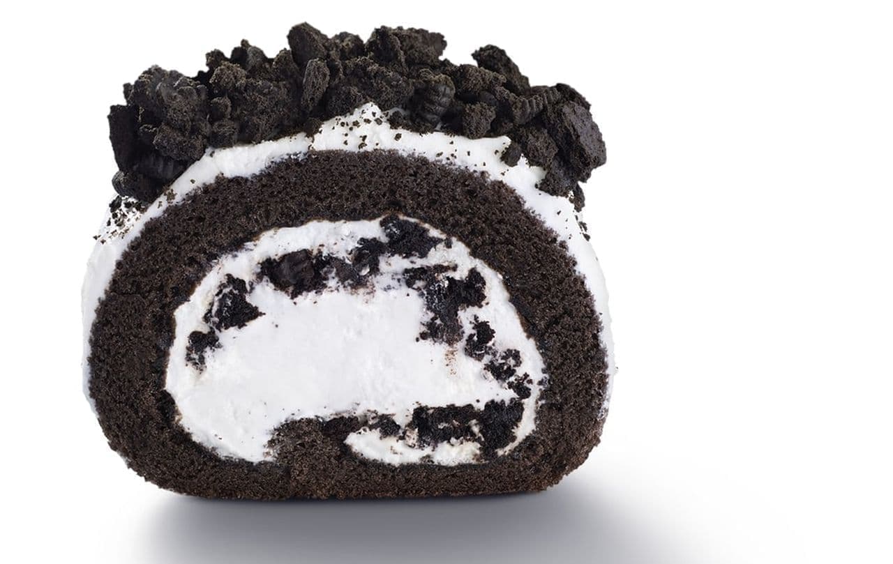 「オレオクッキー ロールケーキ」画像例