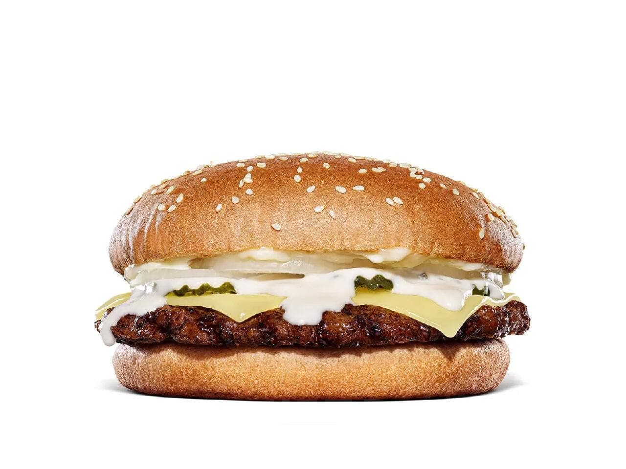 「グレートホワイト・チーズバーガー シングルビーフ」商品画像