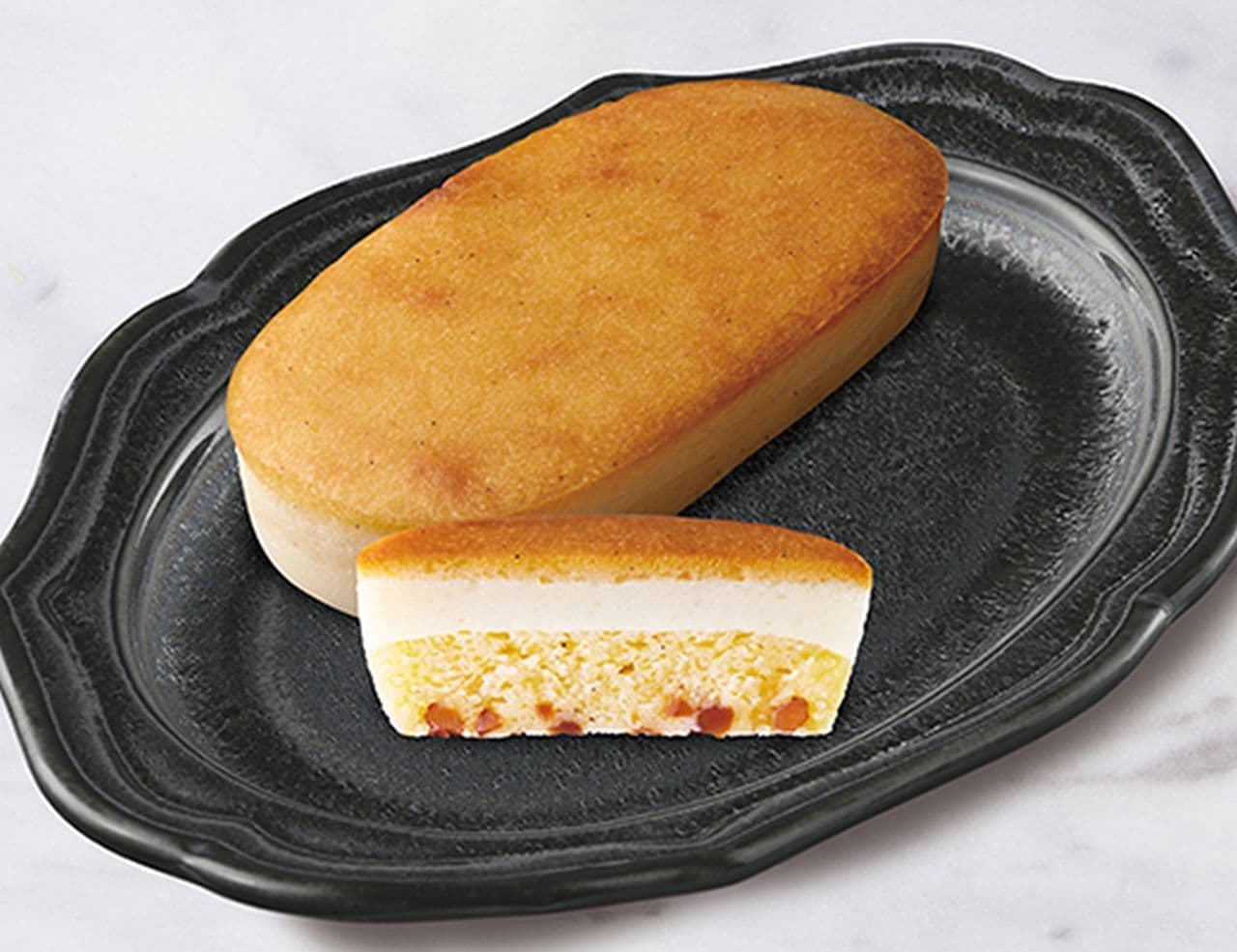 ローソン「むぎゅ濃チーズケーキ」