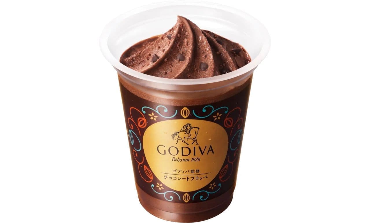 FamilyMart "Godiva supervised chocolate frappe