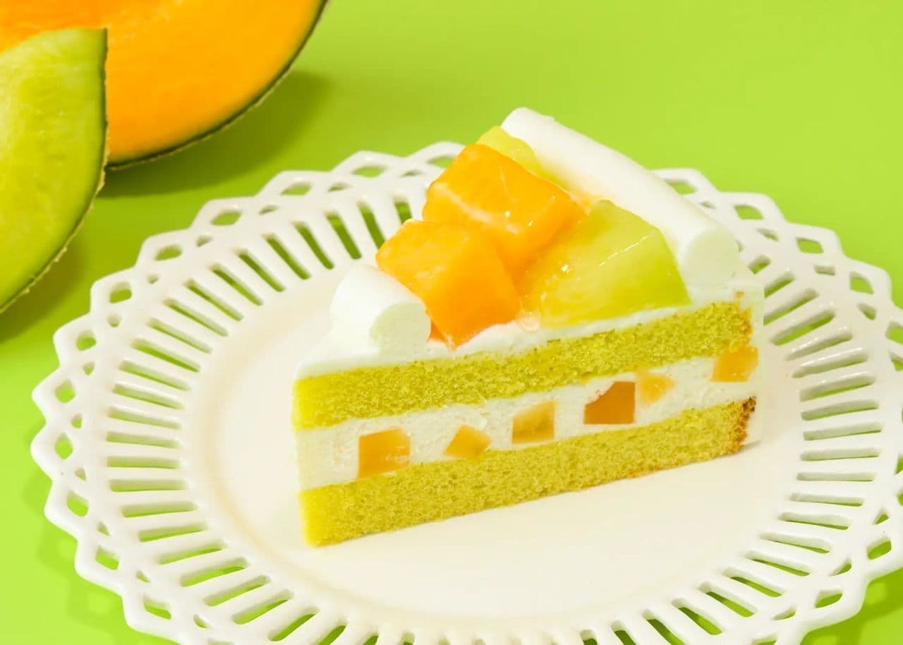Ginza KOJI CORNER "Two Kinds of Melon Shortcake