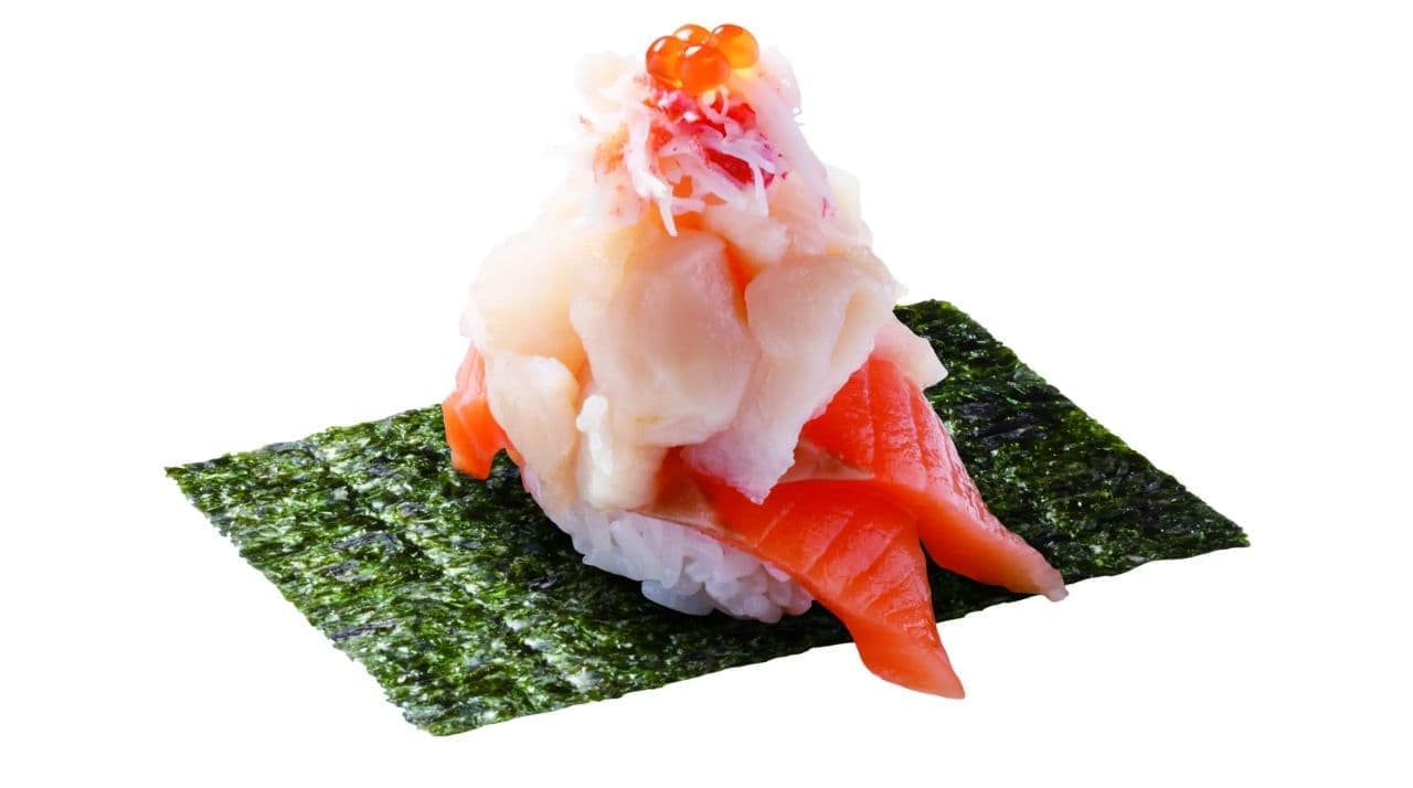 Hama-zushi "Gokai Kaisenzuke Utsutsumi" (Gourgeous Seafood Platter Tsutsumi)