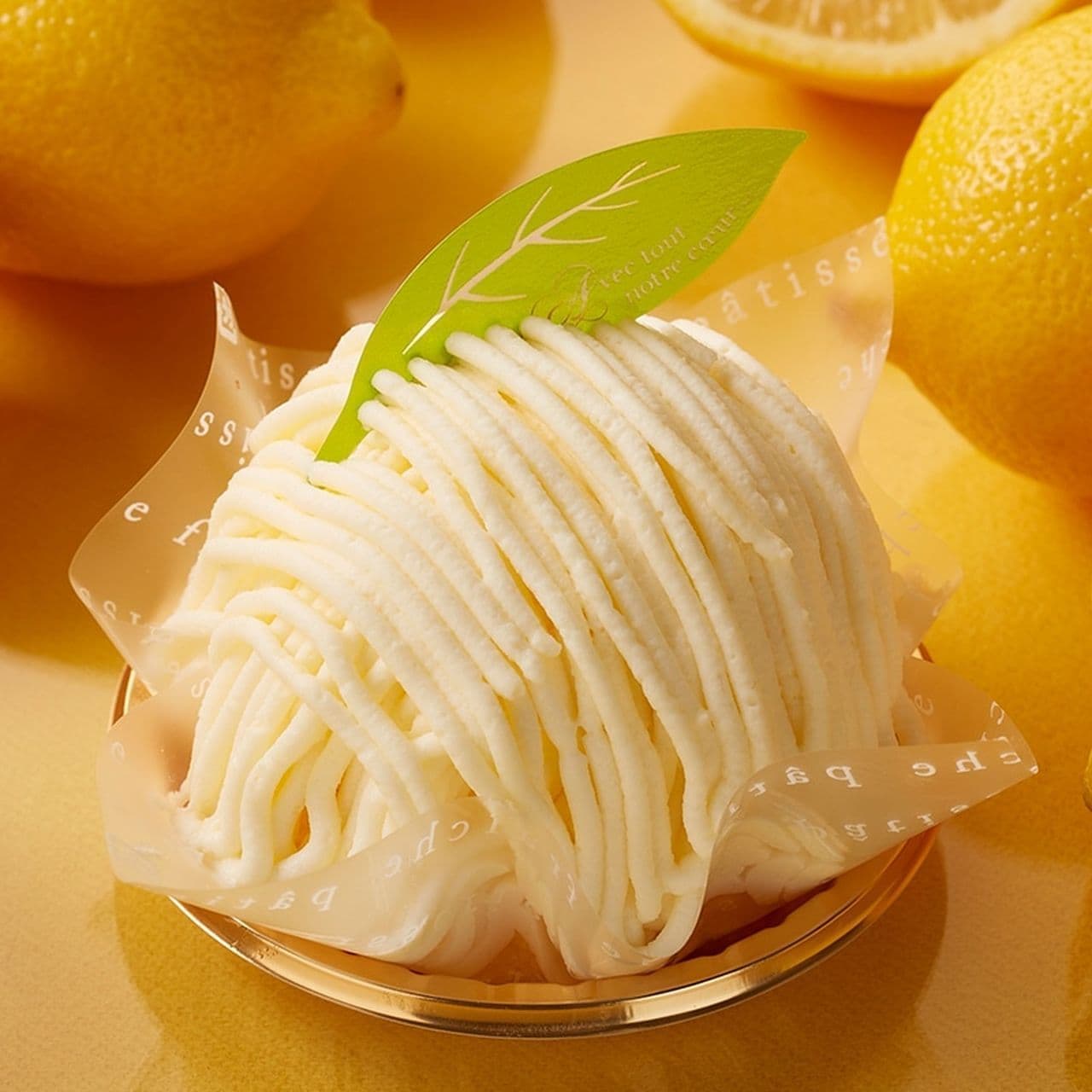 Chateraise "Lemon Cheese Mont Blanc with Hokkaido Mascarpone