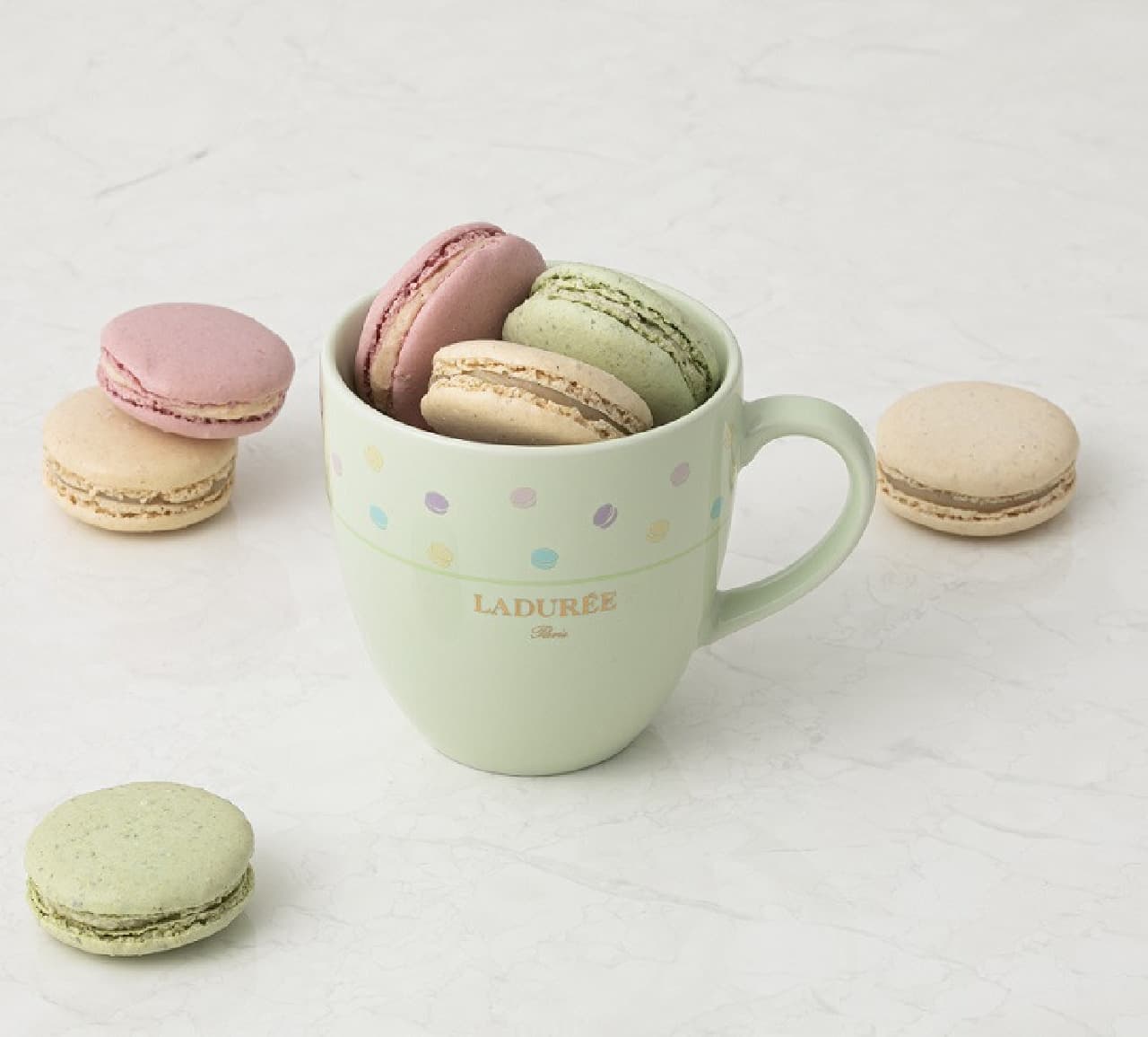 A collection of stylish Ladurée sweets gifts that can be easily purchased.