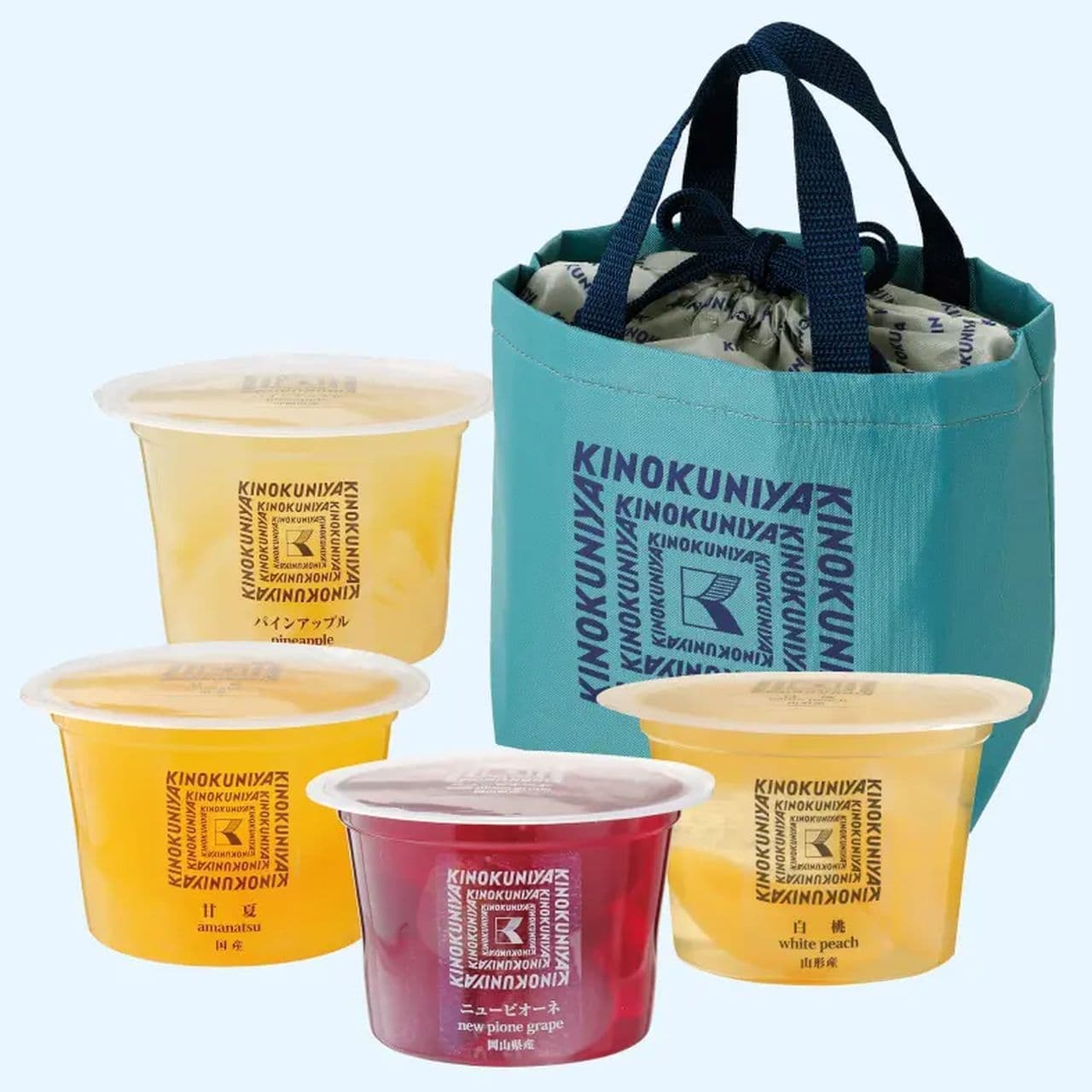 KINOKUNIYA "Jelly Set with Cooling Bag