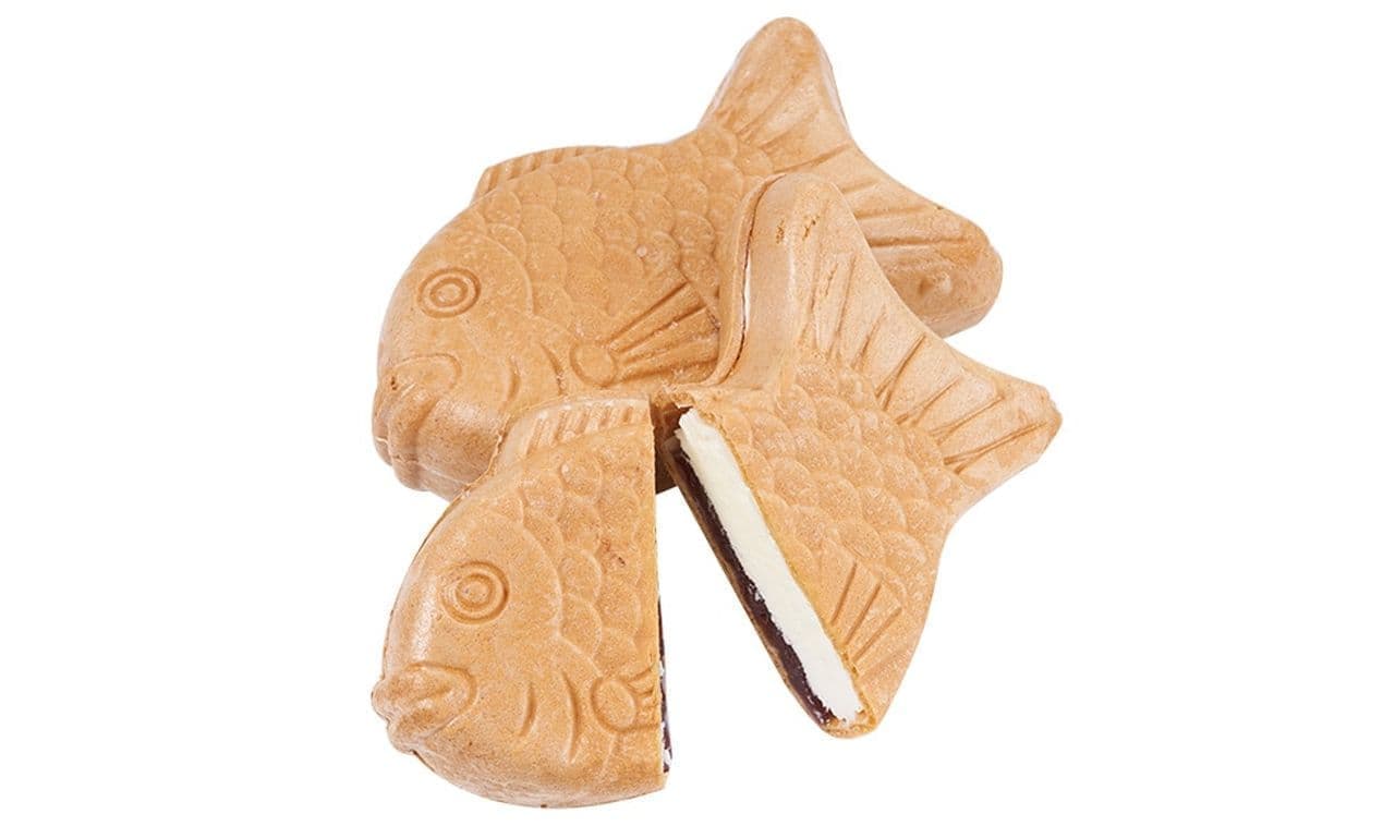 Shateraise "Japanese Sweets Ice Cream Taiyaki-Monaka Vanilla with An until the tail".