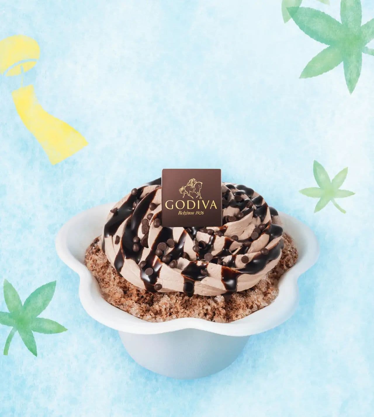 Godiva's chocolate shaved ice