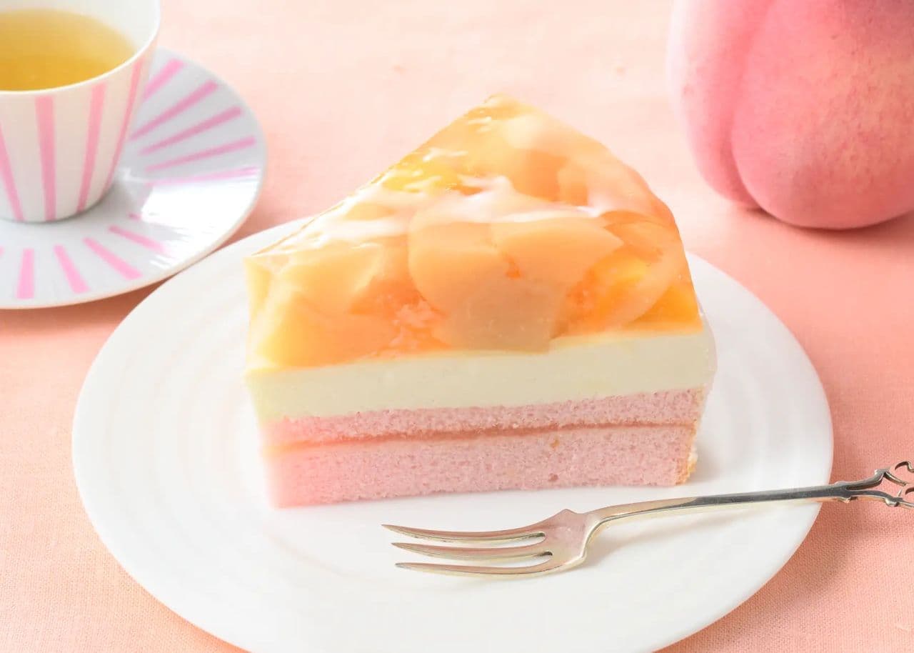 銀座コージーコーナー「桃涼みケーキ」