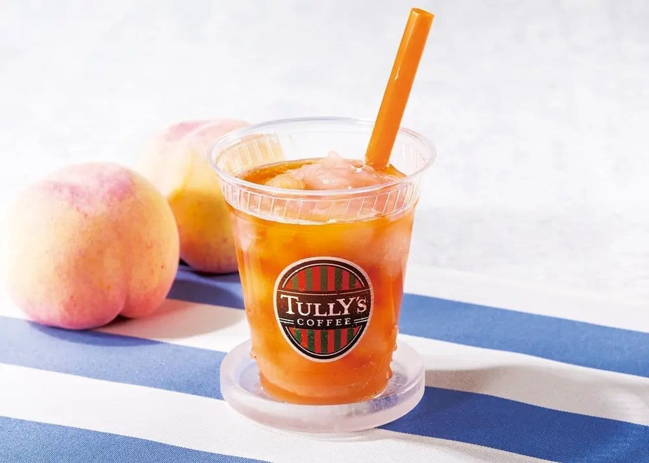 Tully's Coffee "& TEA Peach Frozen Tea