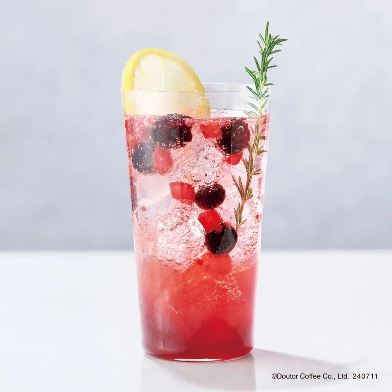 Excelsior Cafe "Rosemary-scented Red Berry Soda