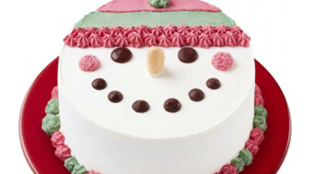 Snowman is cute! "Chrisma Ice Cake" for Ben & Jerry's