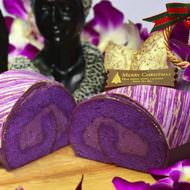 スゴい色だけど味はやさしい--原宿「カカアコ」から“紫色”のロールケーキ、クリスマス限定で！