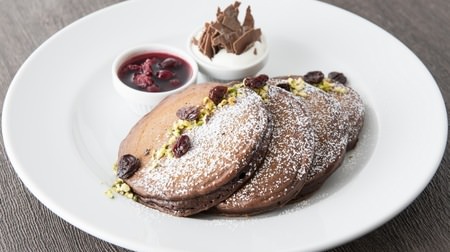 Image of "Black Forest"? "Black Forest Pancake" is born! Limited to 2 stores in Sarabeth Tokyo