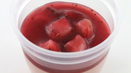 Strawberry flavor to popular pudding! "Melting strawberry pudding from the kiln" Circle K & Sunkus