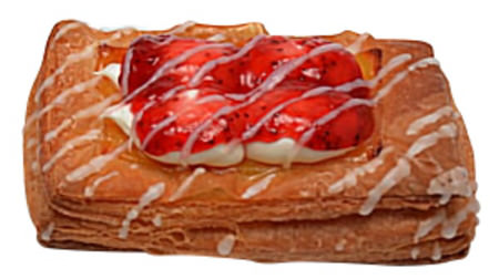 Gorgeous like a cake! "Strawberry Jam & Whipped Danish" at 7-ELEVEN