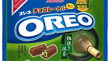 Matcha is as good as chocolate! "Oreo Chocolate Bar Mini Coarse Ground Matcha" from Yamazaki Nabisco