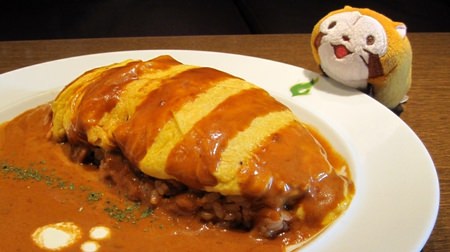 Cute "Rascal" pancakes at a cafe in Tama City! --I'm also worried about "tail omelet rice"