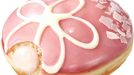 桜餅をイメージ！クリスピークリームドーナツに「サクラ」など
