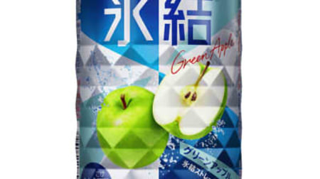 "Freshly squeezed juice" "freezing" and "green apple"-fresh and refreshing taste