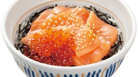 Nakau "Seafood bowl" 2nd "Salmon bowl" Salmon and natural salmon roe! Choose your favorite salty soy sauce and wasabi from Azumino
