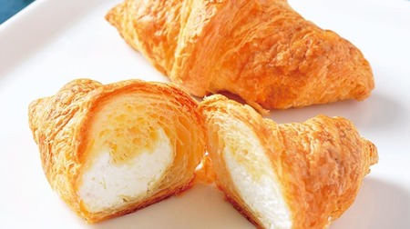 [Kiri] Absolutely good ...! Croissant with rare cheese cream in Lawson