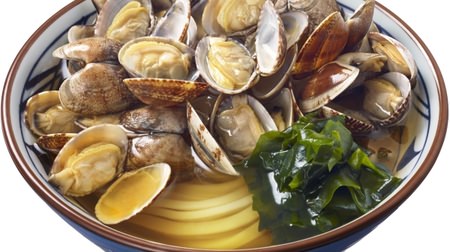 Plenty of clams! "Spring clam udon" Marugame Seimen--"Clam butter udon"