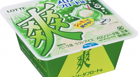 Sou Ice New "Sou Melon Soda Float Flavor" Stimulation and coolness like carbonic acid!