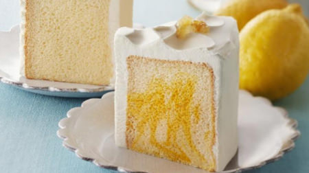 The new Tully's cake is "chiffon cake"! Lemon flavor & soy milk cream