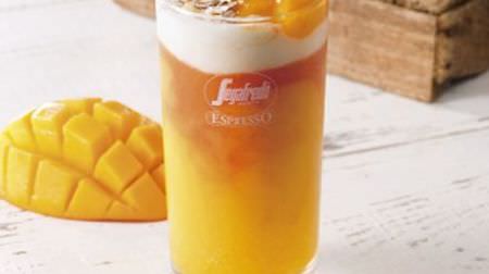 Perfect for early summer! "Mango Yogurt Granita" from Segafredo Zanetti