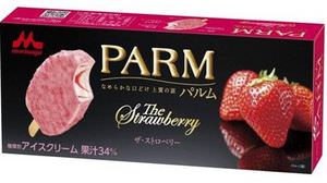 いちご果汁を10％増量！パルムの新商品「PARM ザ･ストロベリー」本日（12月17日）発売
