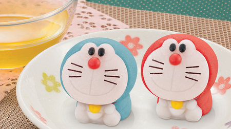 It's too cute to eat! Two kinds of Japanese sweets "Eat trout Doraemon" appeared