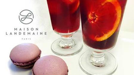Homemade sangria and macaroons are now available at Maison Landemaine, famous for its croissants! --Fruity and rich taste