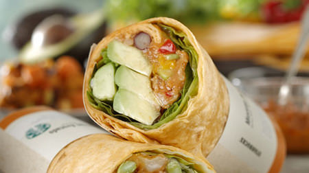 Healthy new work in Starbucks "Salad Wrap" --Three kinds such as Mexican avocado appeared