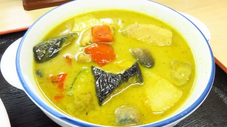 Authentic & lots of ingredients! Matsuya's new work "Chicken and Eggplant Green Curry"-Eggplant that exudes umami is delicious