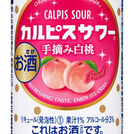 桃×カルピスのお酒！「カルピスサワー 手摘み白桃」やさしくさわやかな味わい